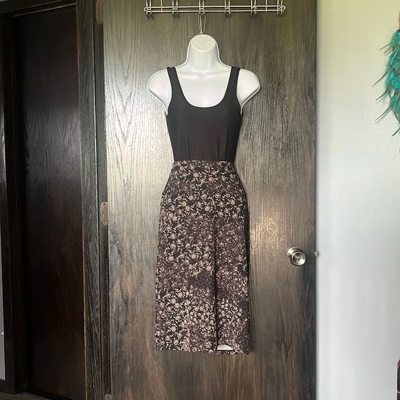 Floral brown skirt, L by LuLaRoe - Picture 1 of 3